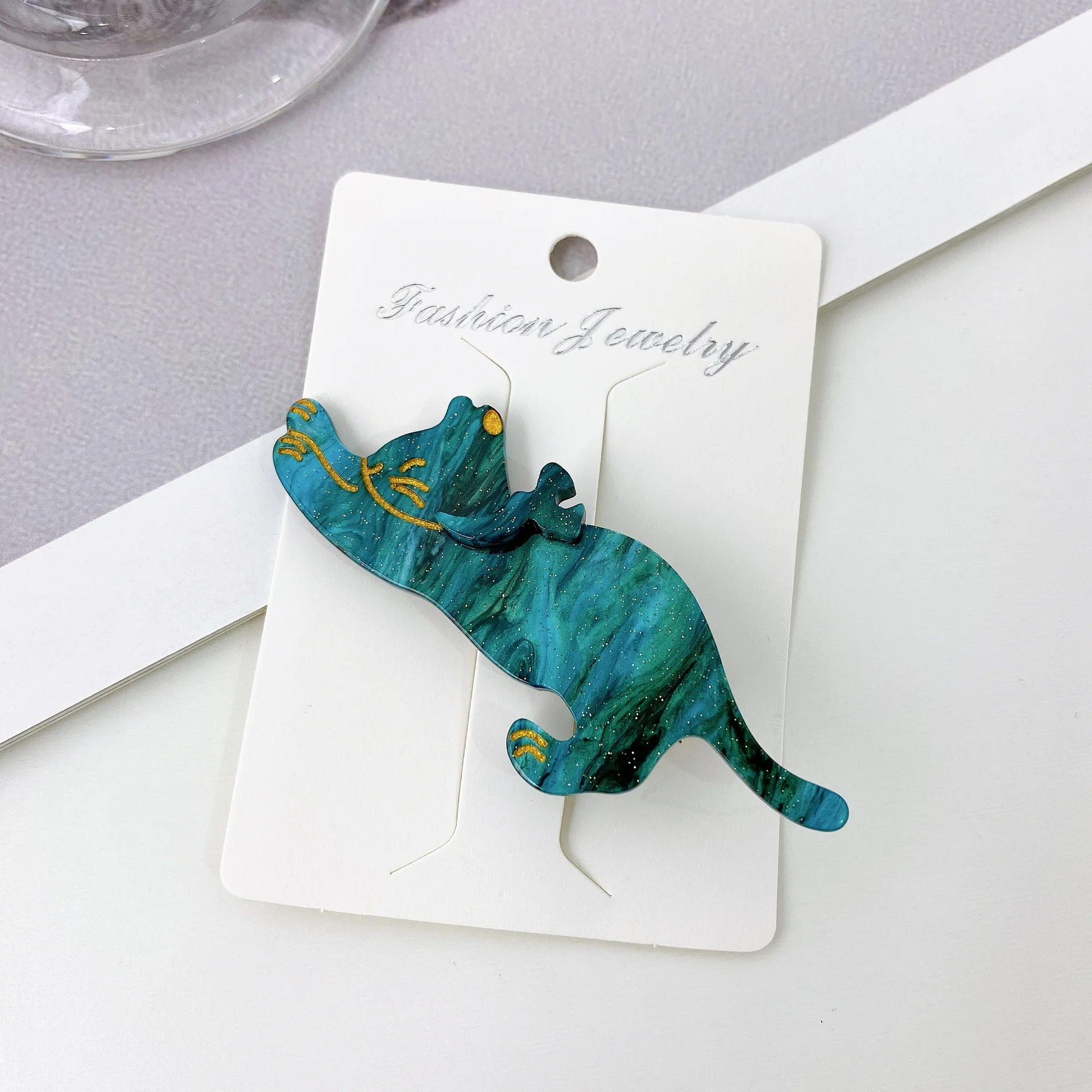 New Cute Cartoon Cat Hairpin Acetate Fiber Hair Clips Bangs Duckbill Clips for Womans Girls Fashion Barrettes Hair Accessories