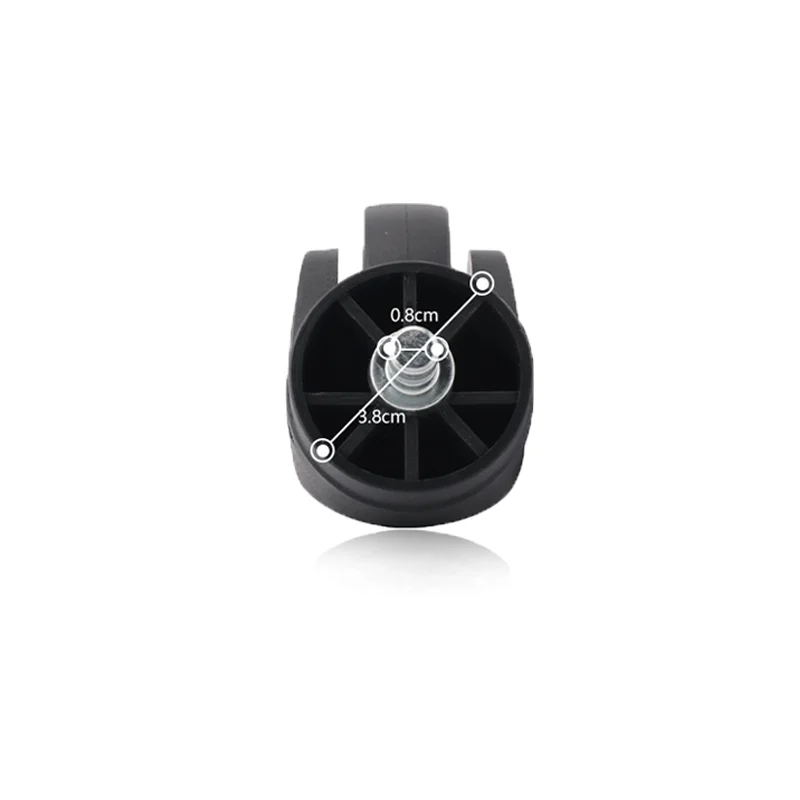 Silent Universal Wheels for Luggage Accessories, Detachable Wheels for Suitcases and Bags.