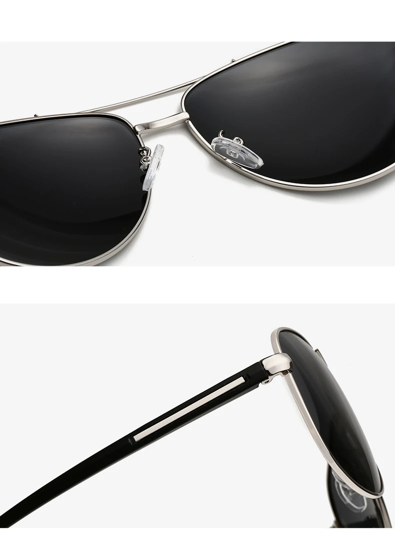 Men's Driving Prescription Lenses Sunglasses Polarized Cat Eyes Anti-Glare Short-sight Sun Glasses For Male 0 -0.5 -0.75 To -6.0