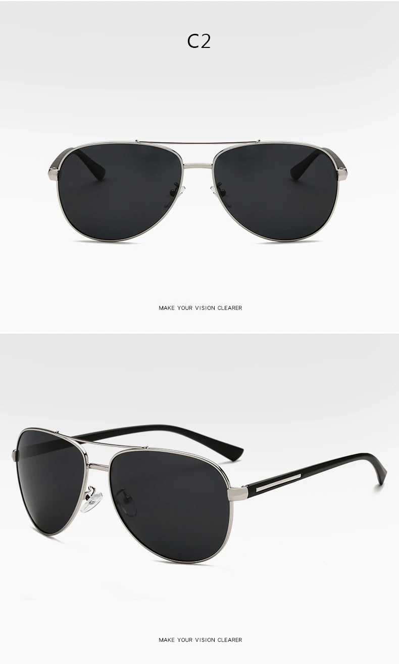 Men's Driving Prescription Lenses Sunglasses Polarized Cat Eyes Anti-Glare Short-sight Sun Glasses For Male 0 -0.5 -0.75 To -6.0