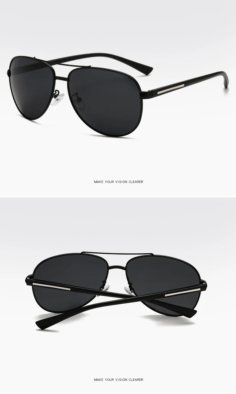 Men's Driving Prescription Lenses Sunglasses Polarized Cat Eyes Anti-Glare Short-sight Sun Glasses For Male 0 -0.5 -0.75 To -6.0