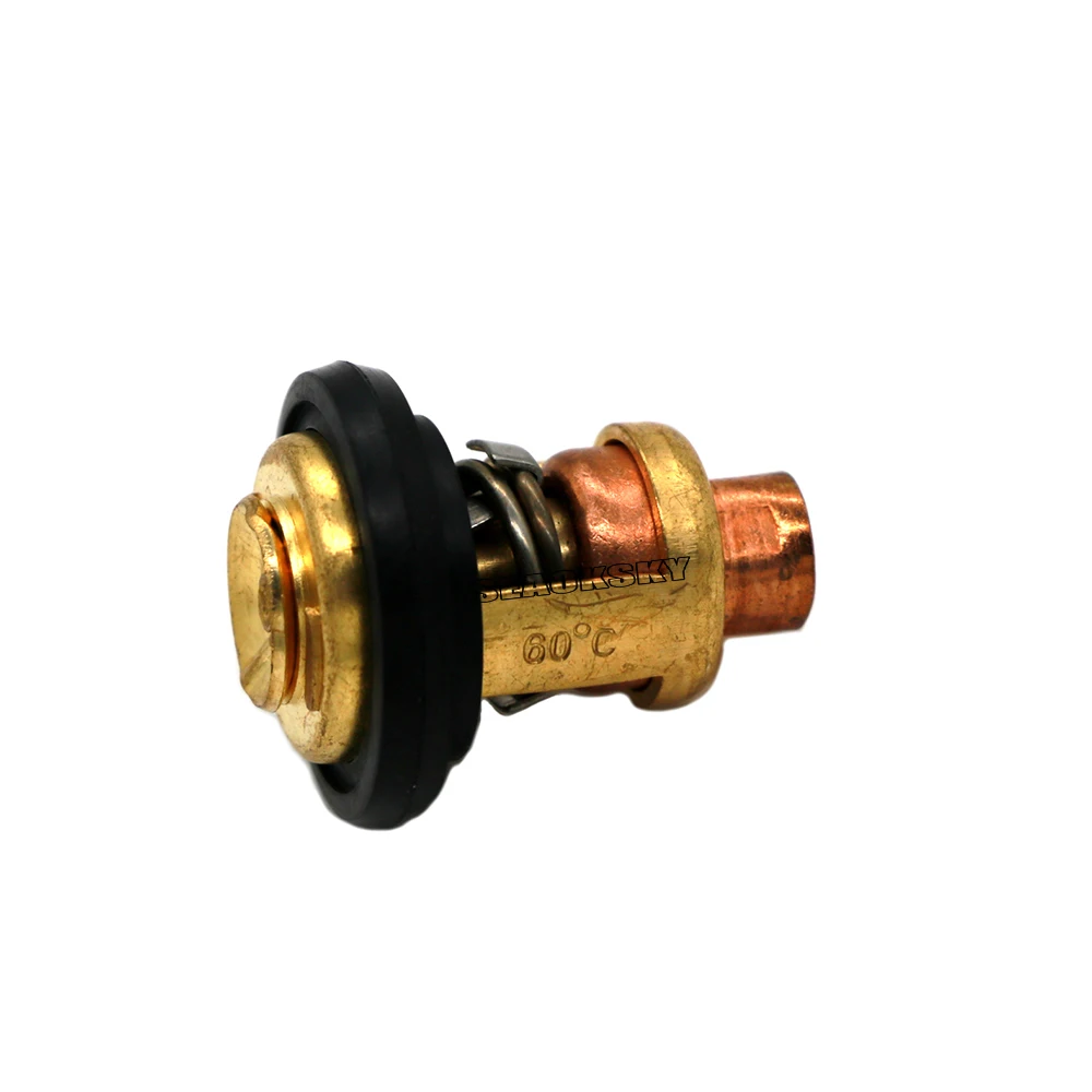 Thermostat 66M-12411-00 6G8-12411 and Gasket 62Y-12411-A1 for YAMAHA 4 stroke 2.5HP 4HP 8HP 15HP 30HP 40HP 50HP 60HP 70HP 80HP