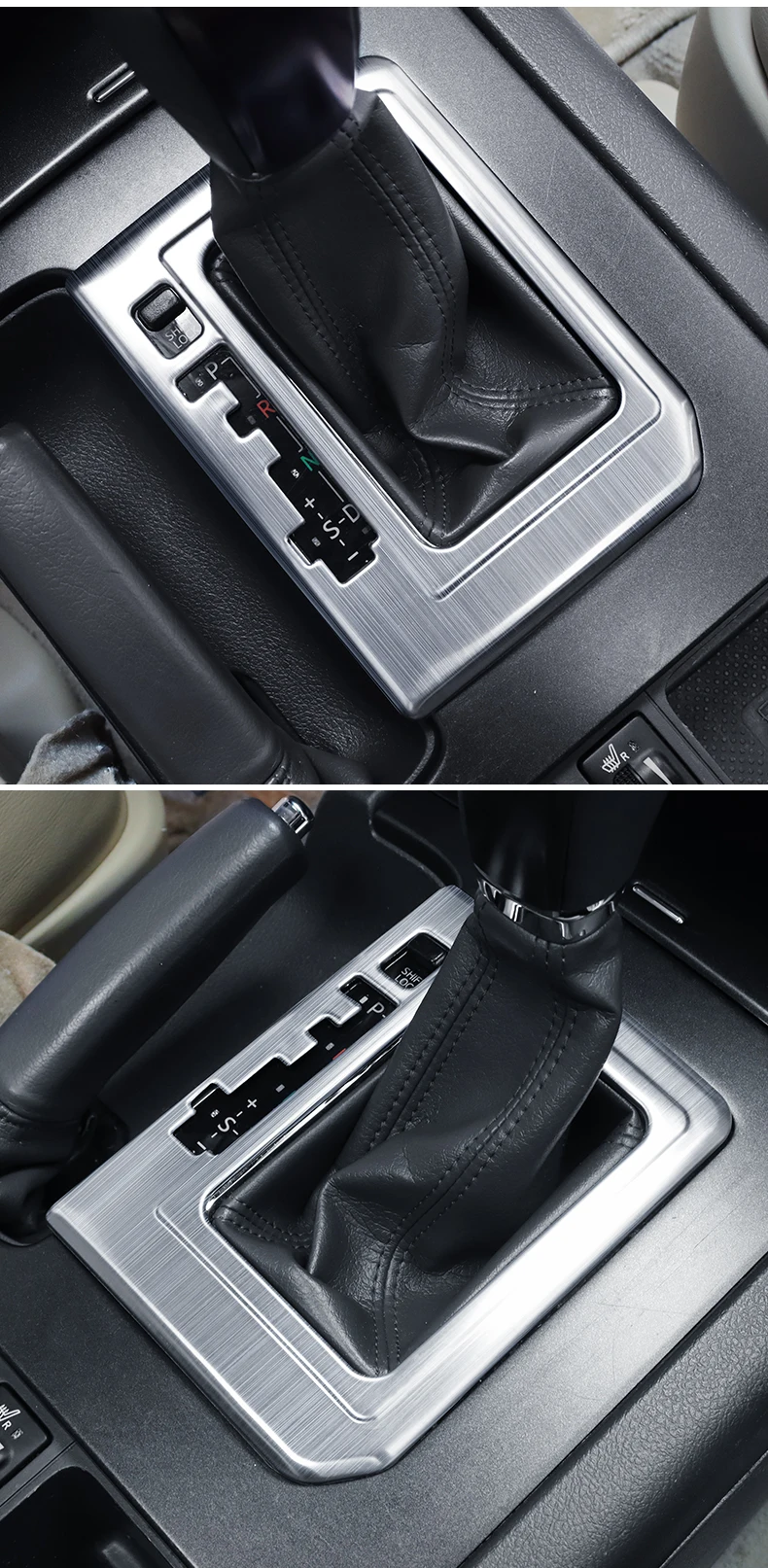 2010-2017 For Toyota Land Cruiser Prado 150 Lc150 Fj150 Upgrade Interior Decoration Accessories Stainless Steel Gearbox Cover
