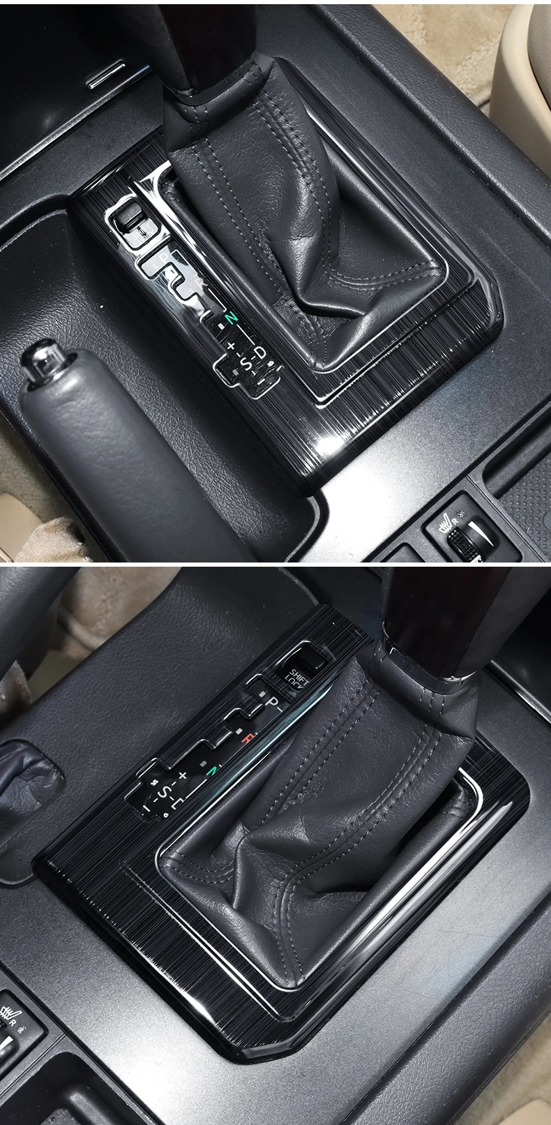 2010-2017 For Toyota Land Cruiser Prado 150 Lc150 Fj150 Upgrade Interior Decoration Accessories Stainless Steel Gearbox Cover