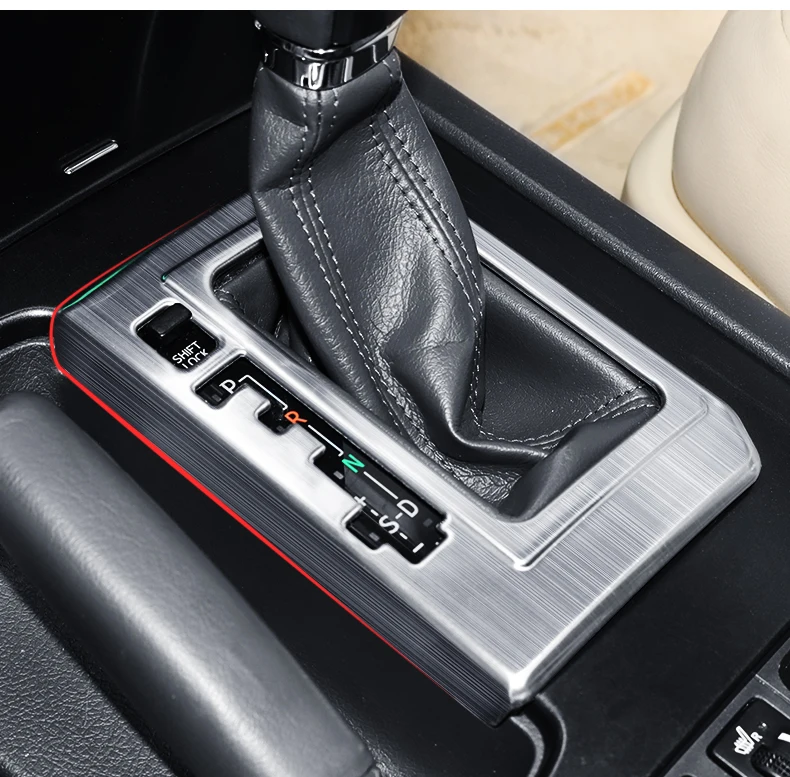 2010-2017 For Toyota Land Cruiser Prado 150 Lc150 Fj150 Upgrade Interior Decoration Accessories Stainless Steel Gearbox Cover