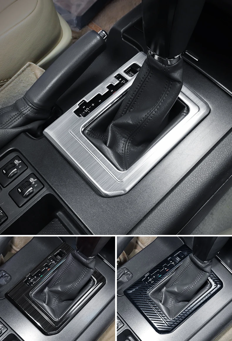 2010-2017 For Toyota Land Cruiser Prado 150 Lc150 Fj150 Upgrade Interior Decoration Accessories Stainless Steel Gearbox Cover