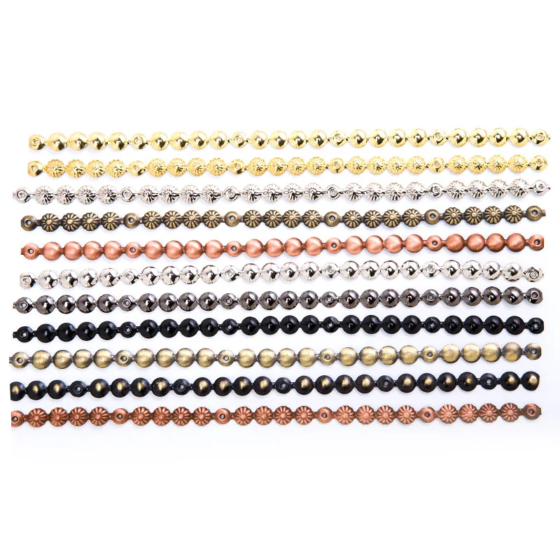 1M Upholstery Nail Strips 11mm Iron Decorative Nail Trims Tapes for Sofa Chair Door Suitcases Furniture Hardware Tacks Fasteners