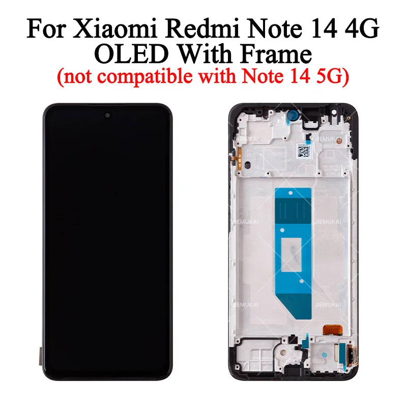 24117RN76G 24117RN76E Lcd For Xiaomi Redmi Note 14 4G Display Touch Screen Digitizer Panel Assembly For Redmi Note 14 4G LCD