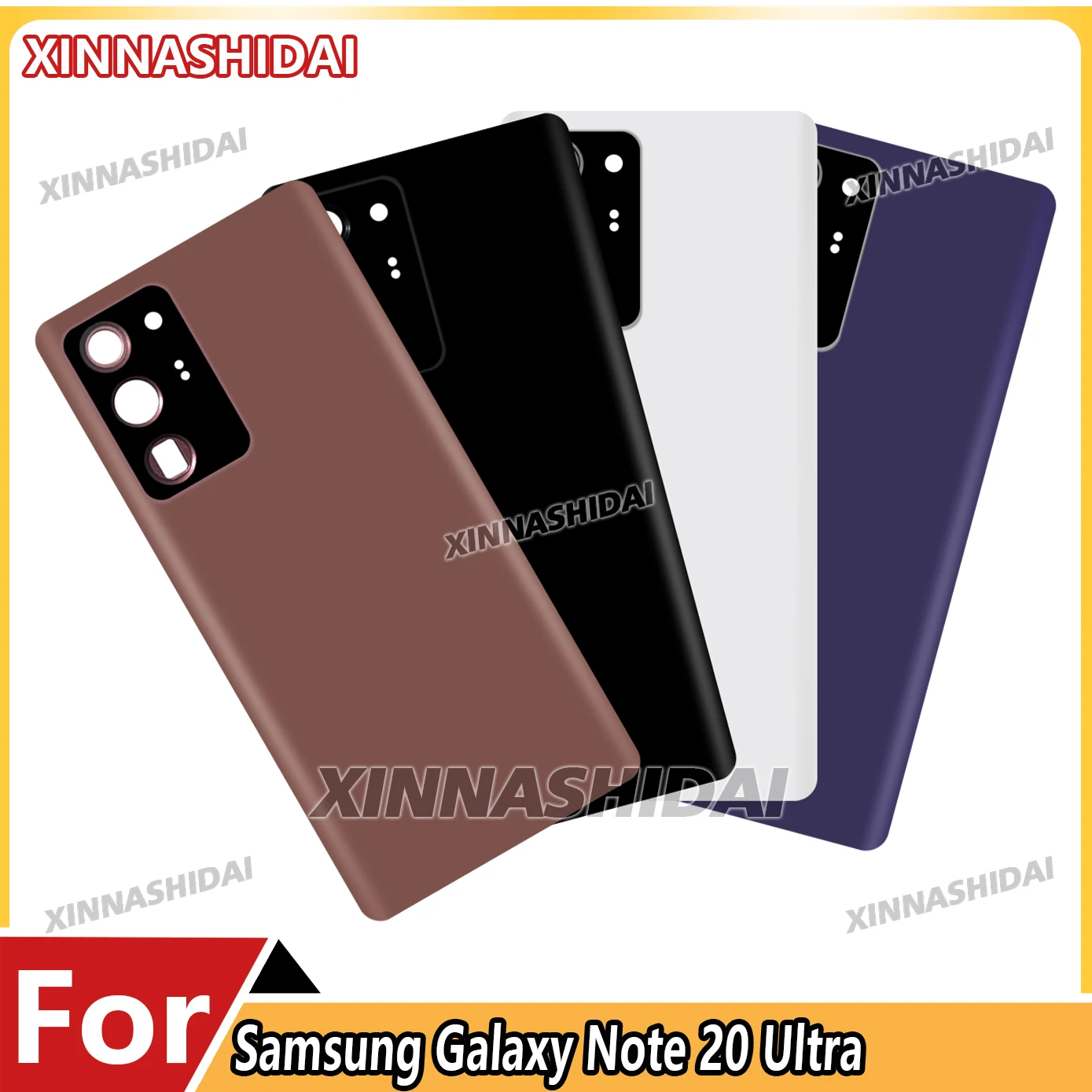 New Housing For Samsung Galaxy Note 20 Ultra Battery Back Cover Repair Assembly Replace Door Phone Rear Case and Camera Lens
