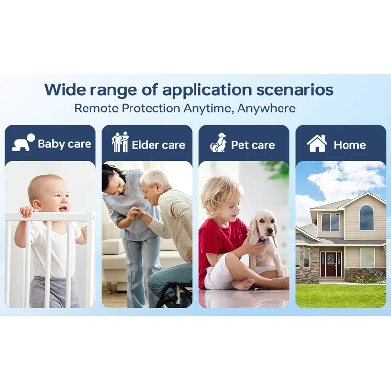 4K Camera WiFi Wireless Monitor Night Vision Remote Motion Detecting Camcorders Security Protection Indoor Surveillance 2026