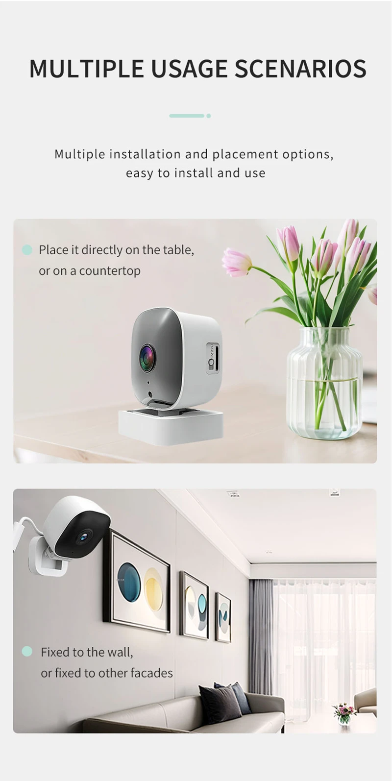 1080P HD WiFi Wireless Security Camera Infrared Night Vision Mobile Remote Surveillance Device Home Monitor Baby Pet Real Time