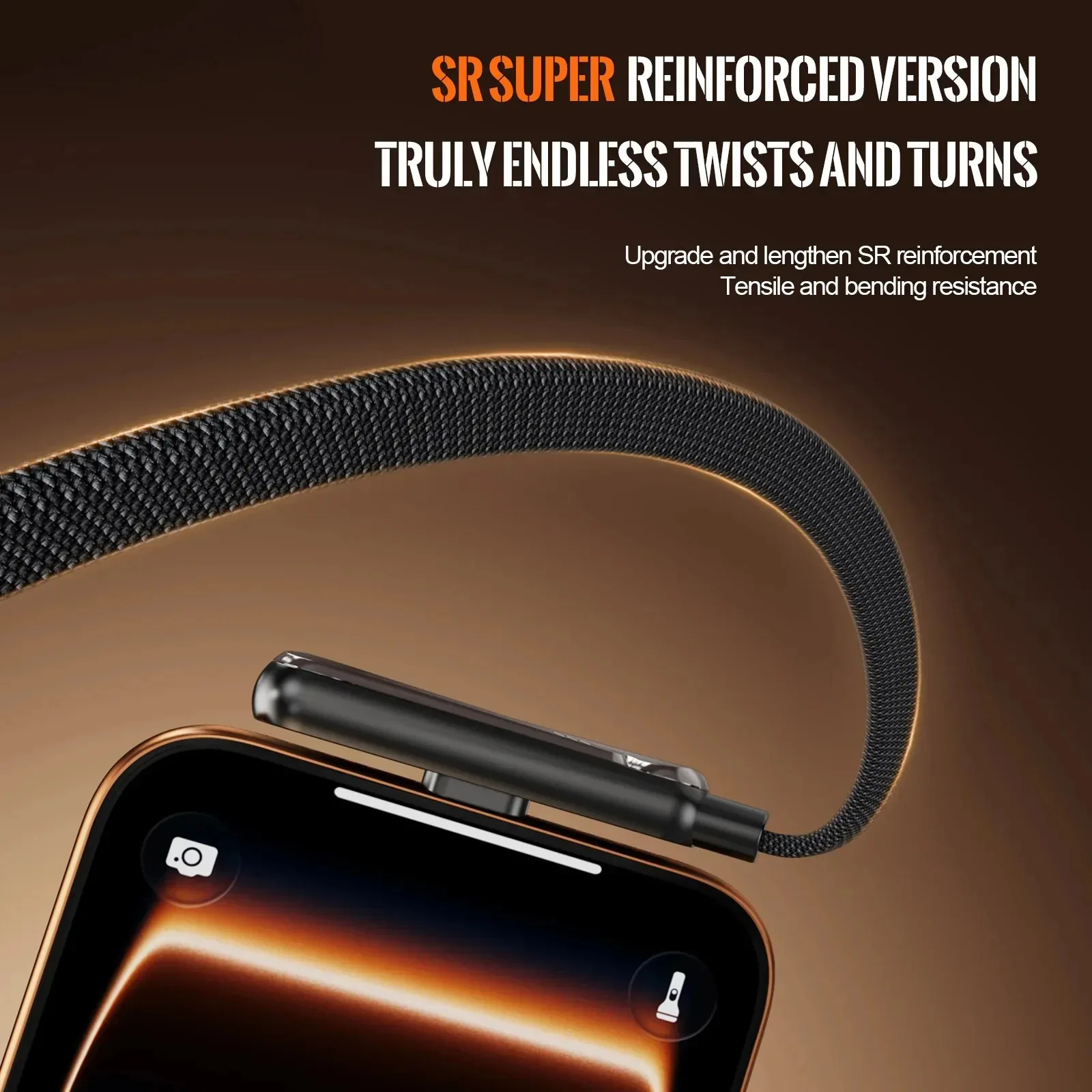 KEBIDUMEI Foldable Charging Cable With Integrated Stand Fast Charging Cable Phone Tablet 240W Ultra-Fast Data Cable Phone Holder