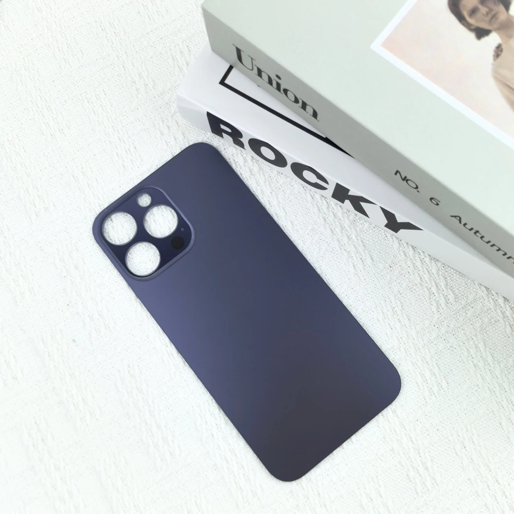 Back Cover For iPhone 14Pro/14ProMax Glass Battery Cover Door Housing Replacement Part for iPhone 14 Pro Max Battery Back Cover