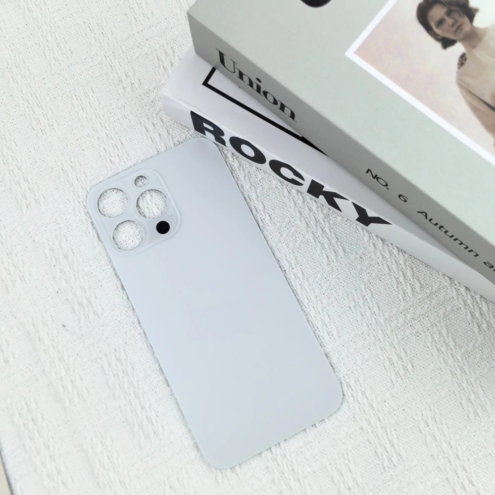 Back Cover For iPhone 14Pro/14ProMax Glass Battery Cover Door Housing Replacement Part for iPhone 14 Pro Max Battery Back Cover