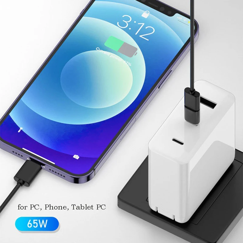 Type USB C Adapter Converter Male to Female Extend Cable Data Transfer Phone Tablet Charging Dongle USB C F to F Plug Adapter