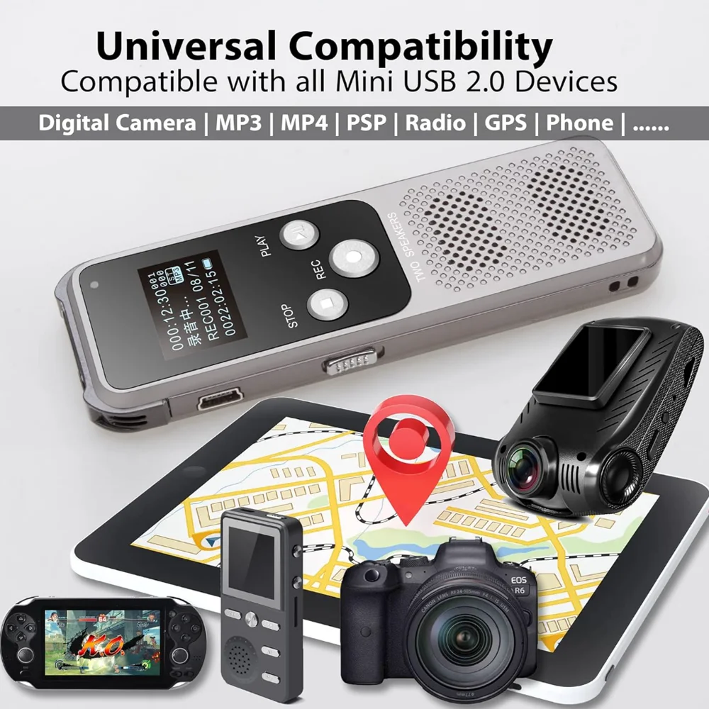  2/3pcs Type C to Mini USB Adapter USB C Female to MiniUSB Male Charging Data Converter Suitable for GoPro Hero 3+ MP3 Camera