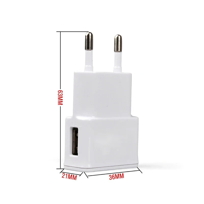 ​​5V 2A EU Plug USB Wall Charger Adapter for iPhone XS Max Huawei P30 Samsung S9 Plus Travel Power Supply​