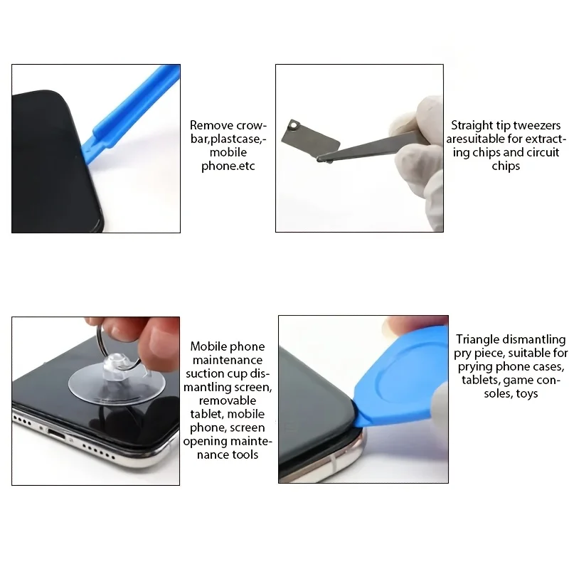 25 in 1 Phone Laptop Repair Tool Kit Precision Screwdriver Set Pry Tools Suction Cups for iPhone Samsung Xiaomi PC Maintenance