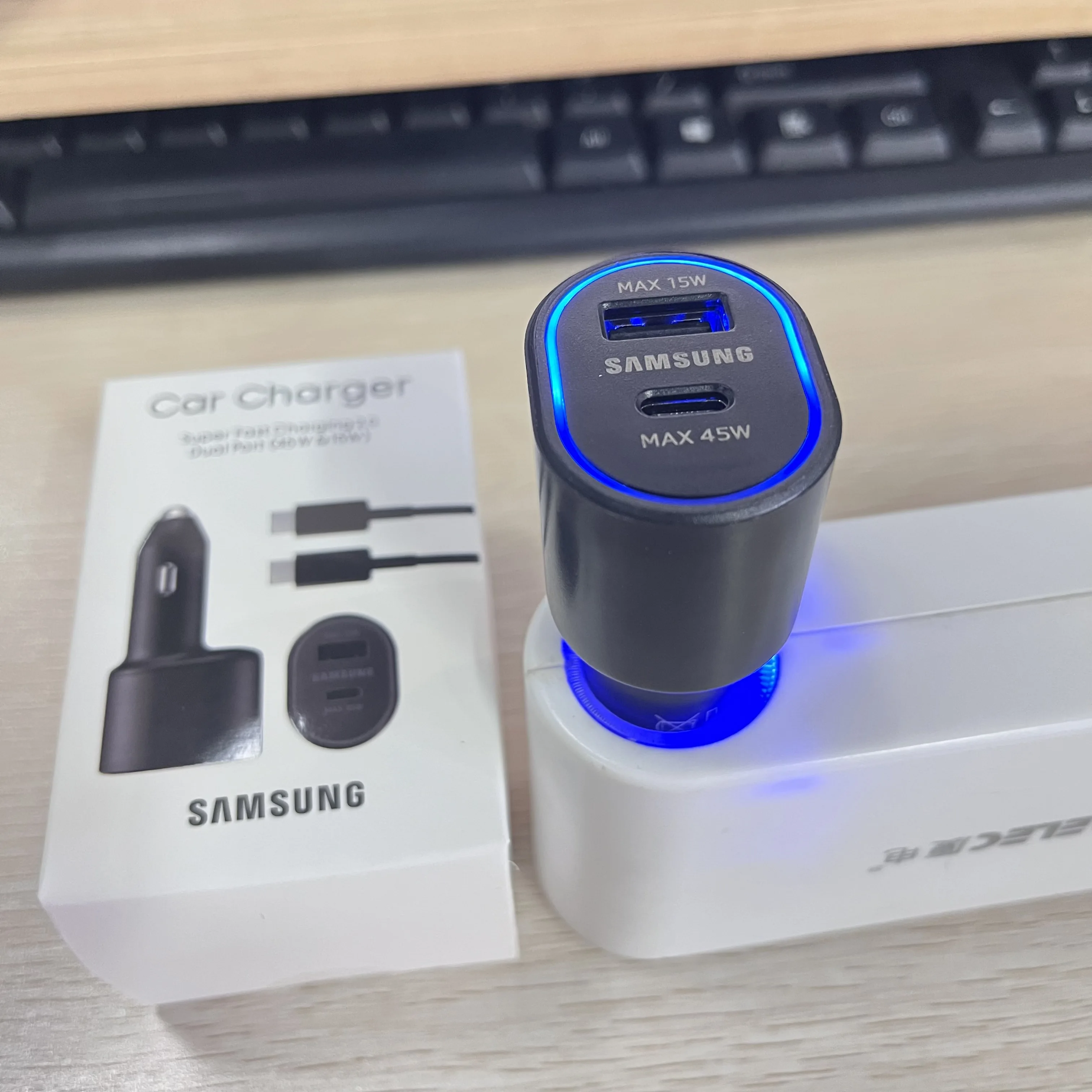 45W Original Type C Car Charger USB A 60W Fast Charging 5A PD Cable Phone Samsung Galaxy S25 S24 S23 S22 Ultra Note 20 A56 Tipo