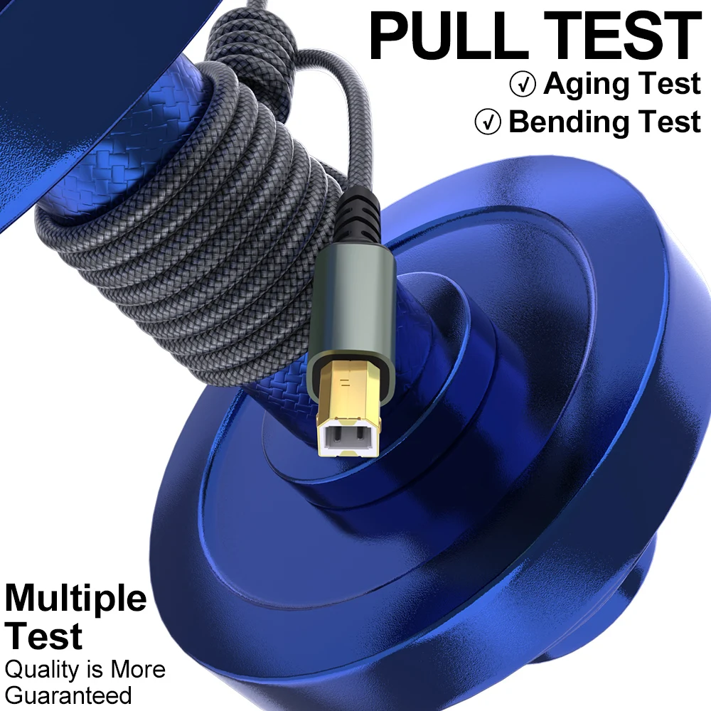 USB A Printer Cable 16 Ft Up to 480 Mbps Transfers Data Speed for USB A Devices USB A to USB 2.0 Type B Dell Epson Lexmark