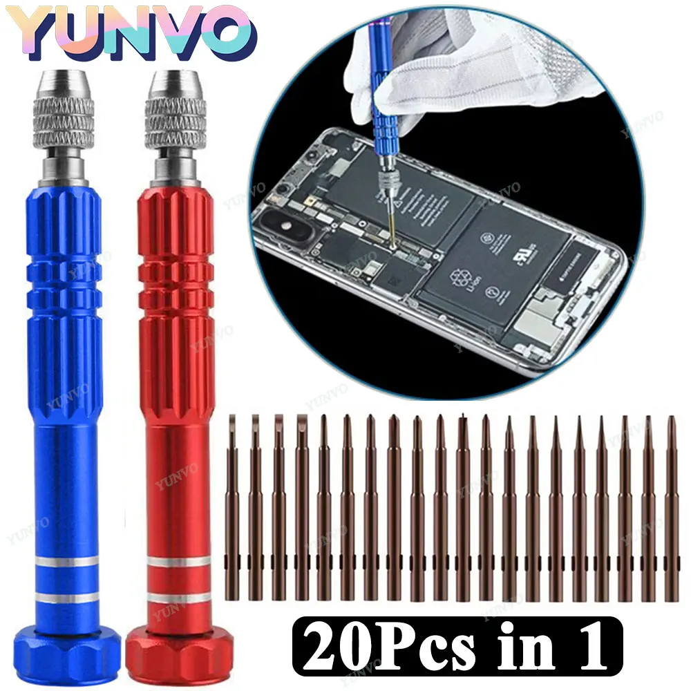 60x Mobile Phone Repair Tools Screwdriver Tablet Battery Disassembly Screen Opening Dust Cleaning Disassembly Set Small Pentagon