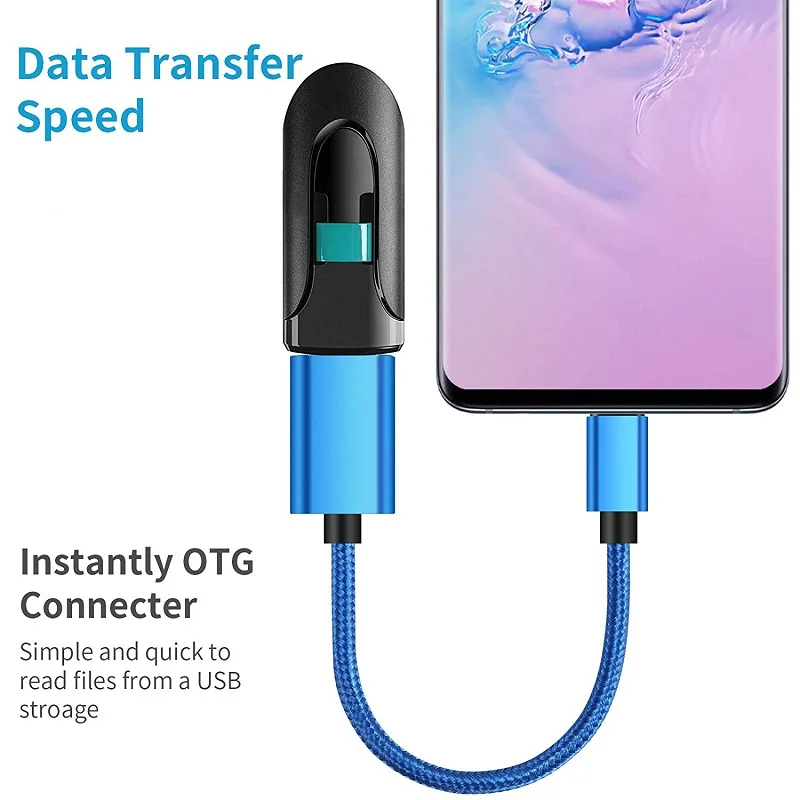 Untoom Micro USB OTG Cable Converter Micro USB Male to USB 2.0 Female OTG Cable Adapter for Samsung S6 Xiaomi Tablet PC Android