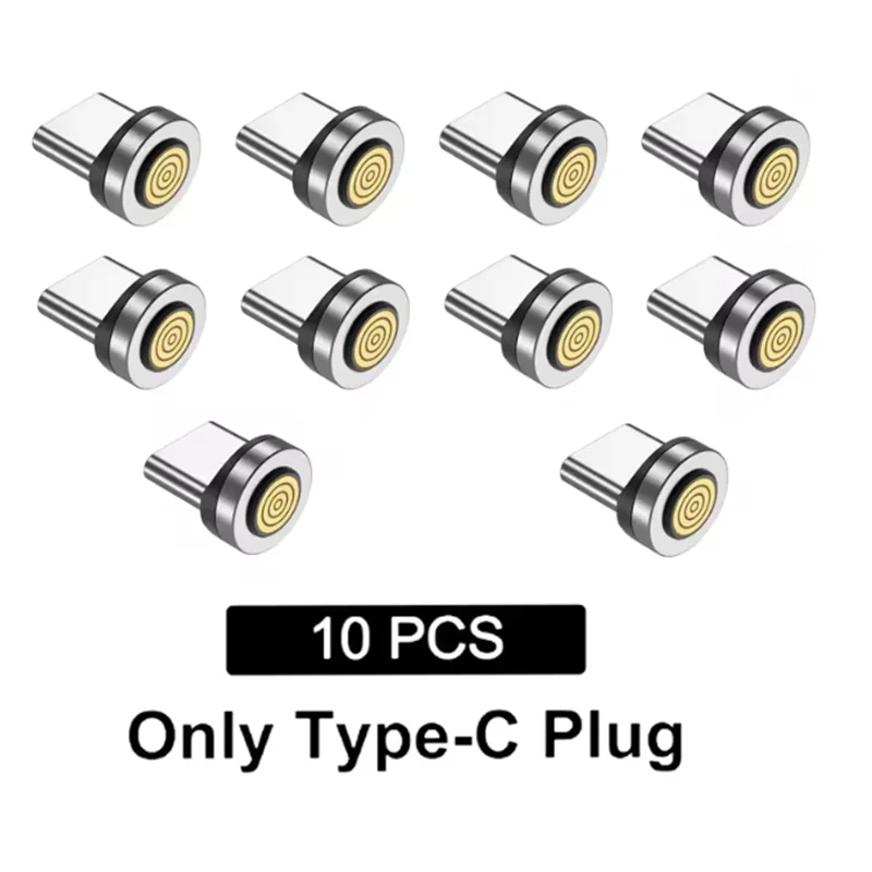 10Pcs 7 Pin Magnetic Tips for Magnetische Cable Micro USB Type C Replacement Plug Dust Plug for Samsung Xiaomi