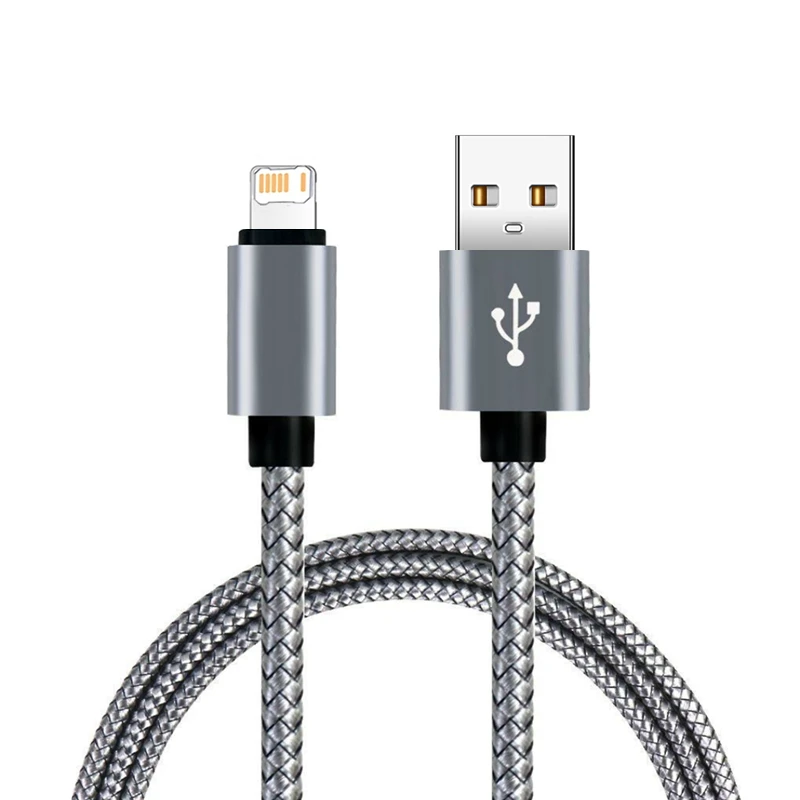 Nylon Braided Fast Charging USB Cable For iPhone 12 13 Mini 11 14 Pro XS Max X XR 6 6S 7 8 Plus SE 2020 Quick Charge Data Cables