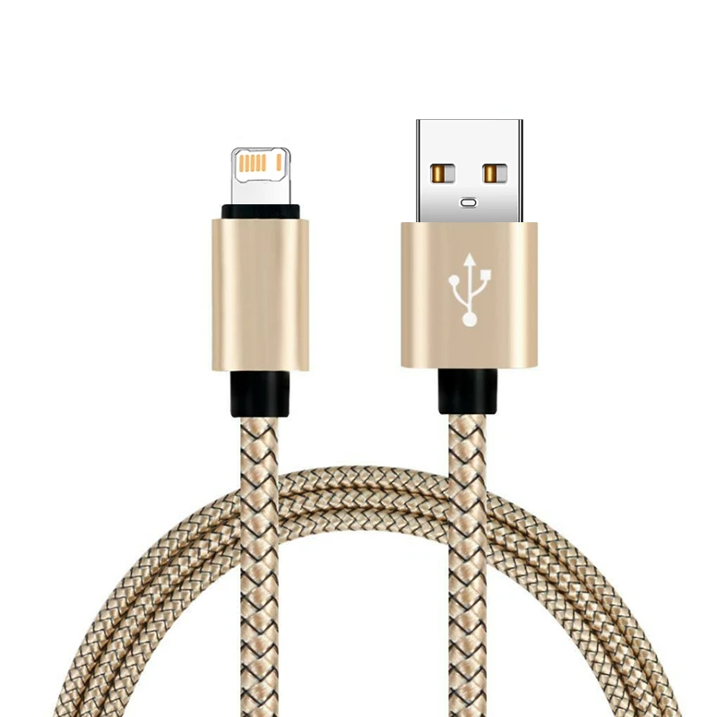 Nylon Braided Fast Charging USB Cable For iPhone 12 13 Mini 11 14 Pro XS Max X XR 6 6S 7 8 Plus SE 2020 Quick Charge Data Cables