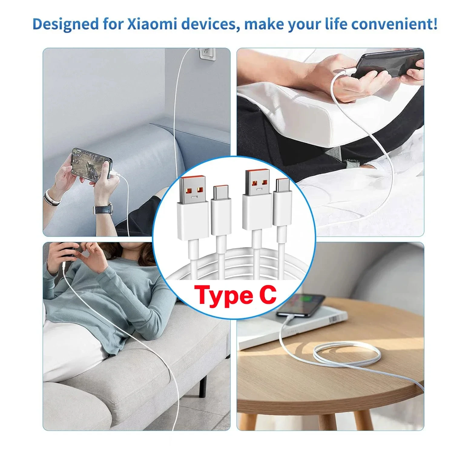 NNBILI USB Type C Cable 1M 1.5M 2M 3M 5M 8M 10M 12M 14M USB C Fast Charge Equipment Universal Cable for Samsung Camera PS5 VR