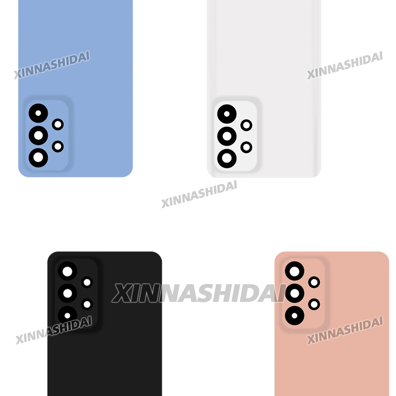 AAA Quality New For Samsung Galaxy A33 A53 A73 5G Battery Back Cover Rear Door Plastic Housing Case Panel Replace
