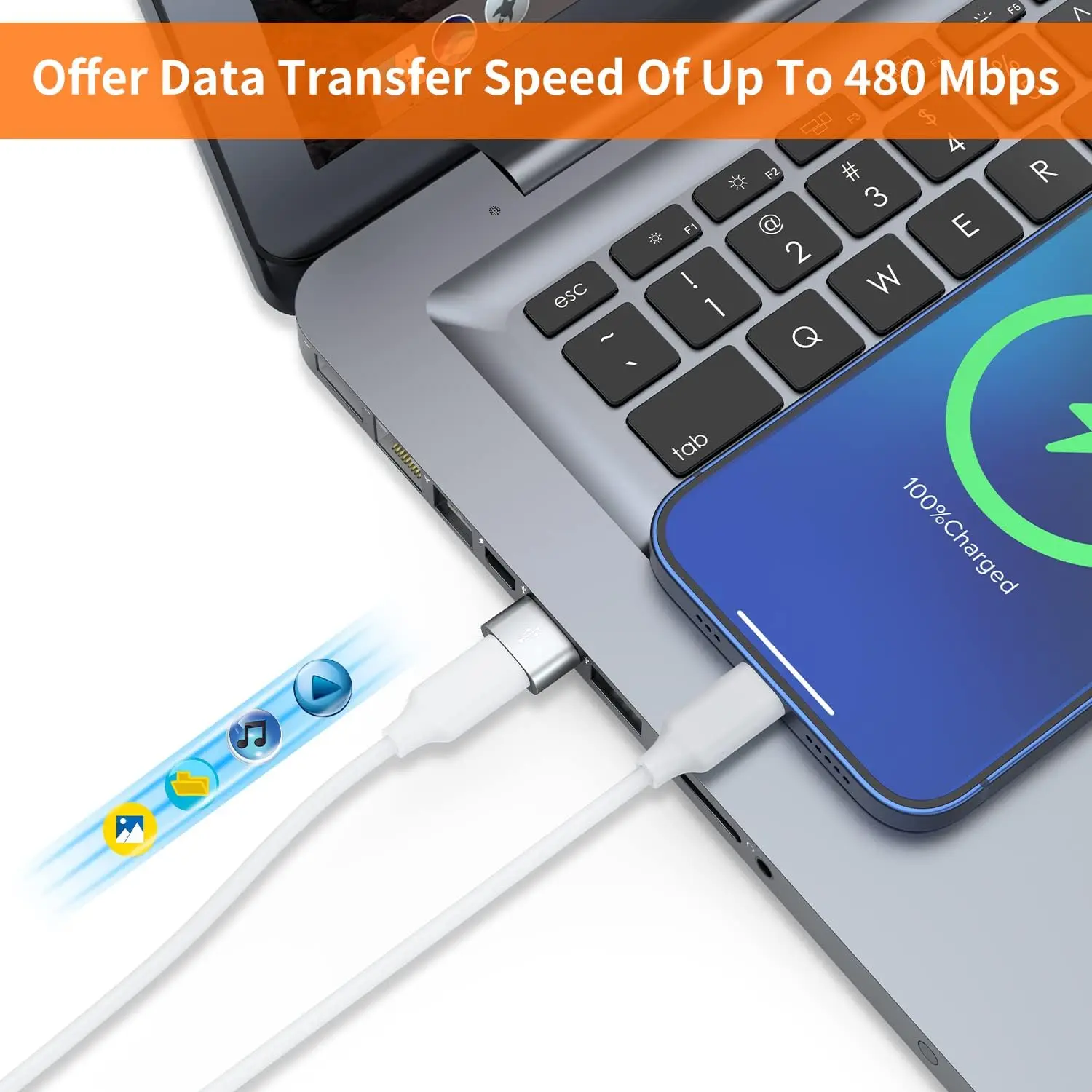 USB C 2.0 Adapter Type C To USB 2.0 Adapter for Mobil Phone Male To Female USB C Converter USB Type-C Converter for PC Laptops