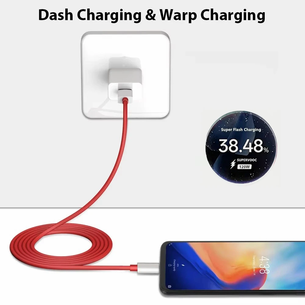 For OnePlus 120W SuperVOOC Ultra Fast Charge Type C Cable For OnePlus 11 12 13 15 Nord 2 3 4 5 6 OPPO Reno 10 Realme GT NEO 3T 5