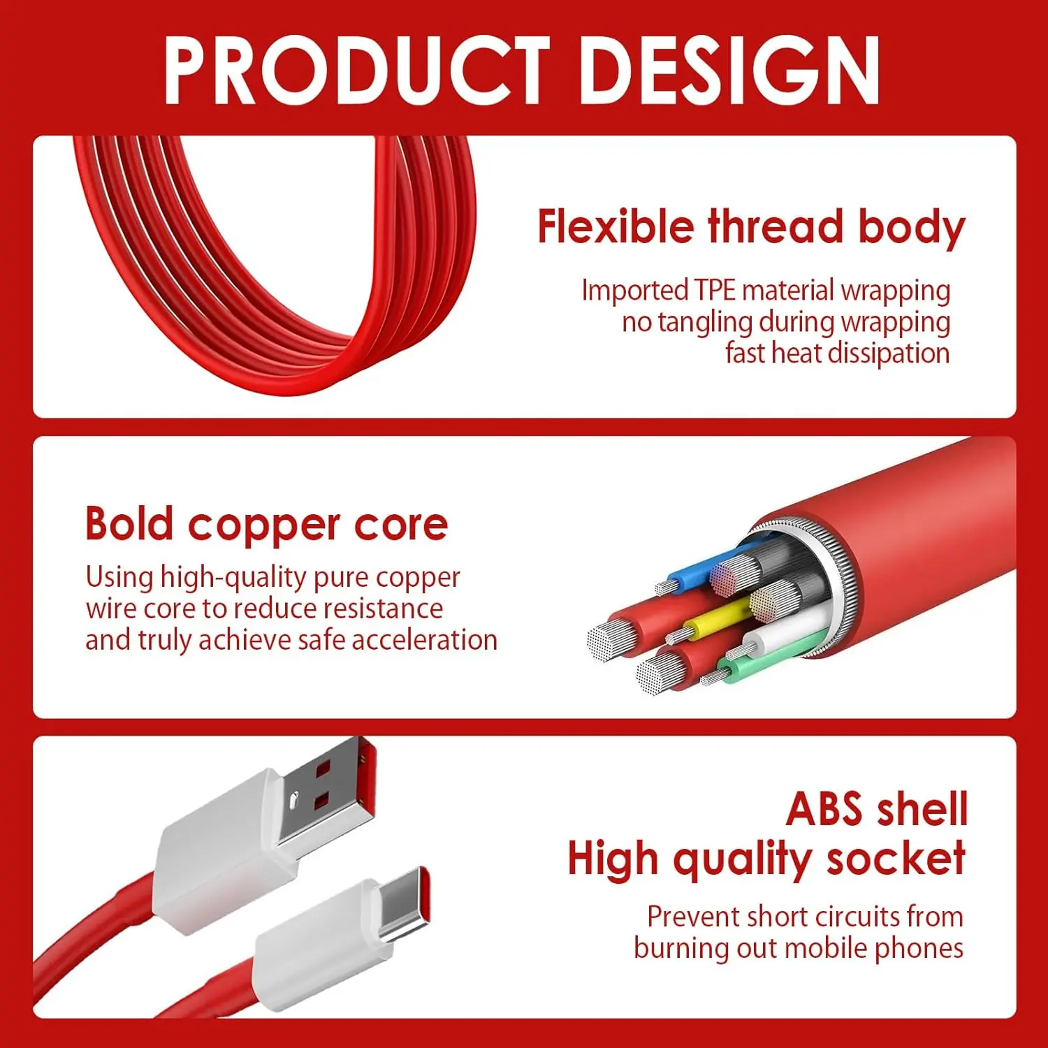 For OnePlus 120W SuperVOOC Ultra Fast Charge Type C Cable For OnePlus 11 12 13 15 Nord 2 3 4 5 6 OPPO Reno 10 Realme GT NEO 3T 5