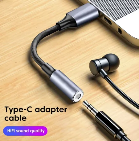 USB Type C To 3.5 Jack Earphone Adapter USB-C 3 5mm Audio Cable