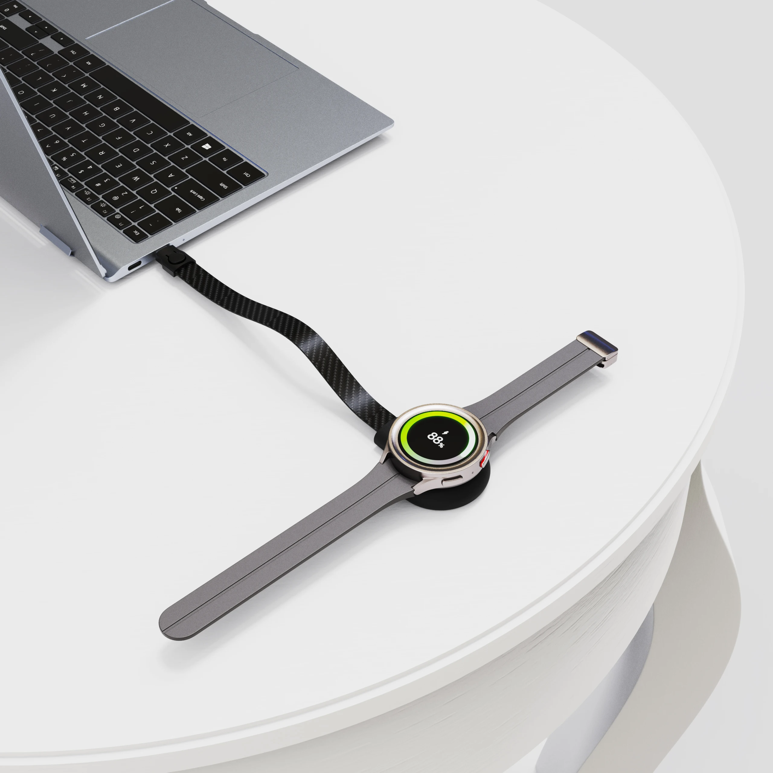 Bonola Lanyard Watch Charger Type C for Samsung Watch Ultra 8 7 6 5 Portable Magnetic Wireless Watch Chargers for Galaxy Watch