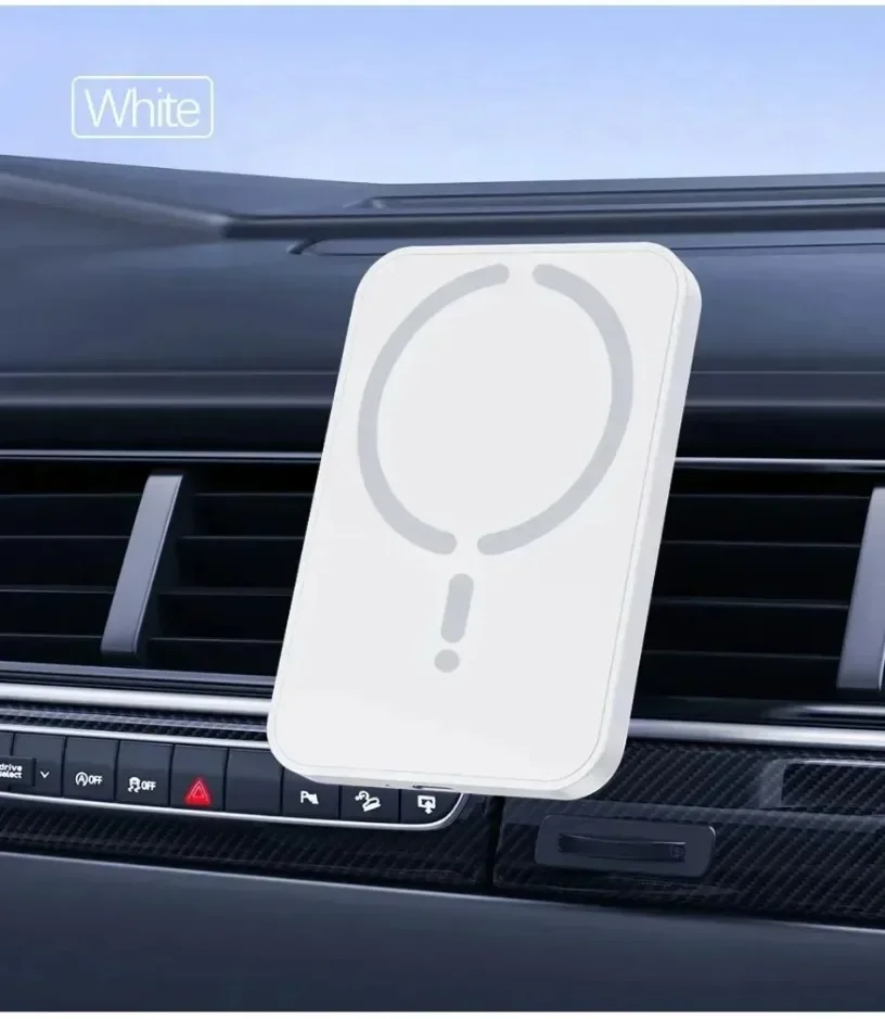 30W Magnetic Car Wireless Chargers Air Vent Clip Phone Holder for iPhone16 15 14 13 12 Pro Max Macsafe Car Charger Fast Charging