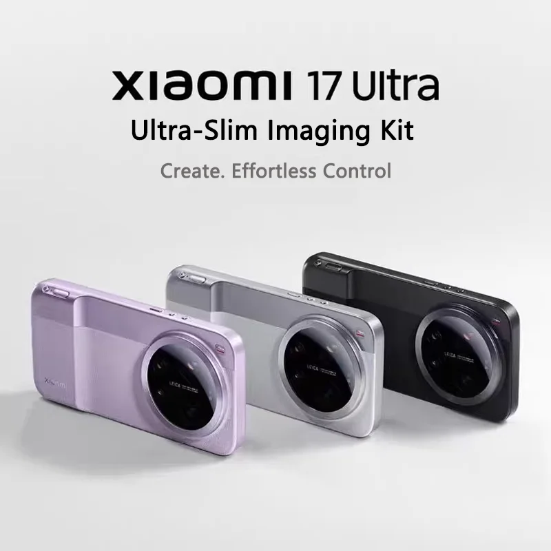 Original Xiaomi 17 Ultra Photography Kit Lightweight Magnetic Hand Grip IP54 Splash‑proof Ideal for Outdoor Street Vlogging