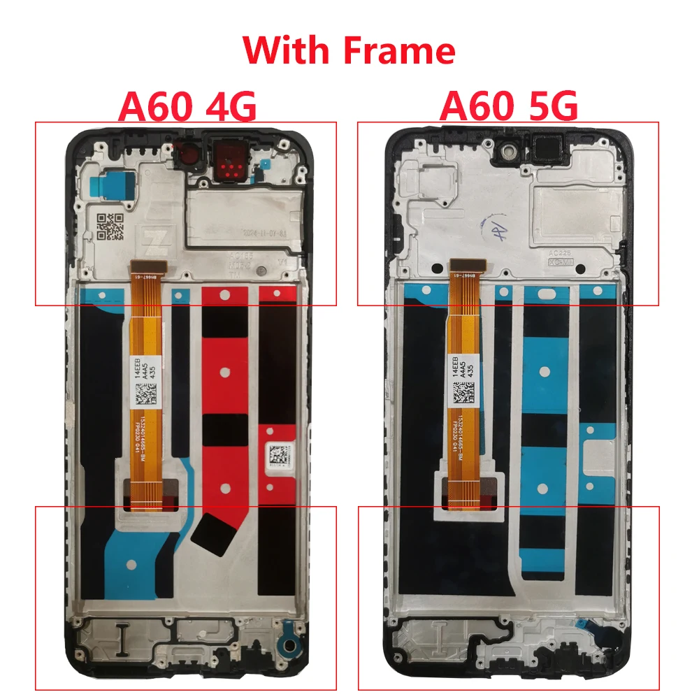 6.67“Lcds Display For Oppo A60 4G CPH2631 A60 5G CPH2683 CPH2693 LCD Touch Screen Digitizer Panel Assembly Replacement