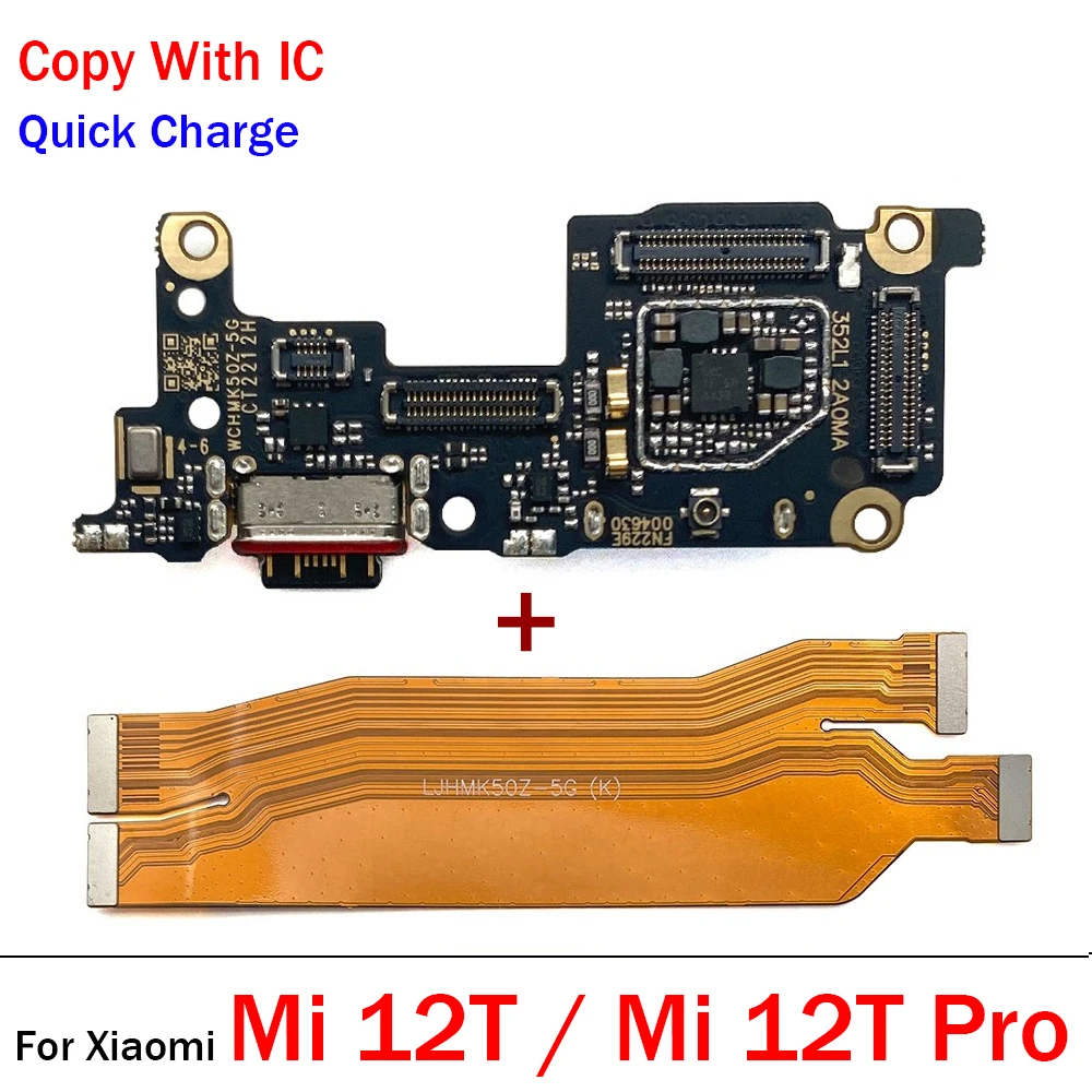 New For Xiaomi Mi 10T 11T 12T 13T 14T 15T Pro USB Charger Dock Connector Charging Board Port Main Board Mainboard Flex Cable