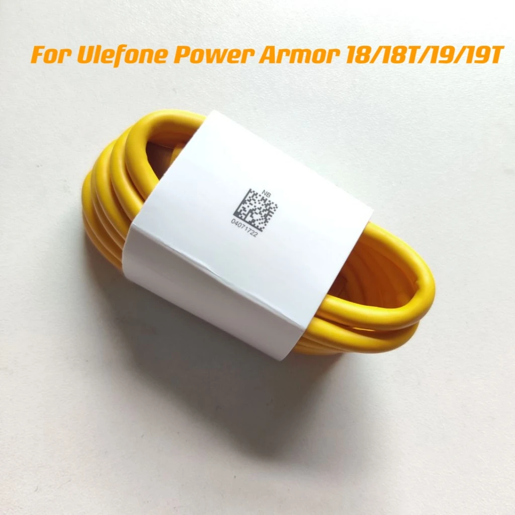 Original New Ulefone Power Armor 18 18T 19 19T 24 33 30 Pro Cell Andriod Phone Official USB Cable Data Line