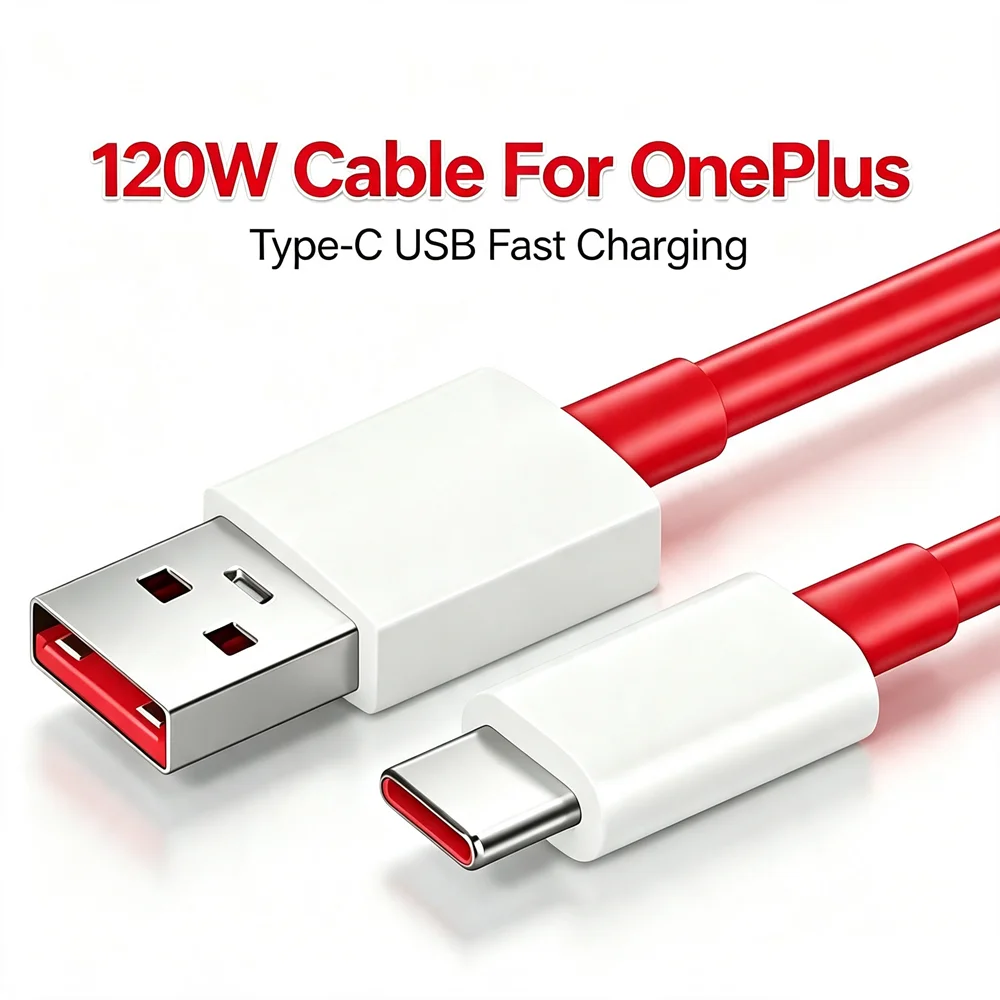 120W Type C USB Super Fast Charge Cable For OnePlus 8 9 9R 10 Pro 11 12 13 15 Nord 2T CE 3 4 5 6 N200 N300 Flash Charging Cables