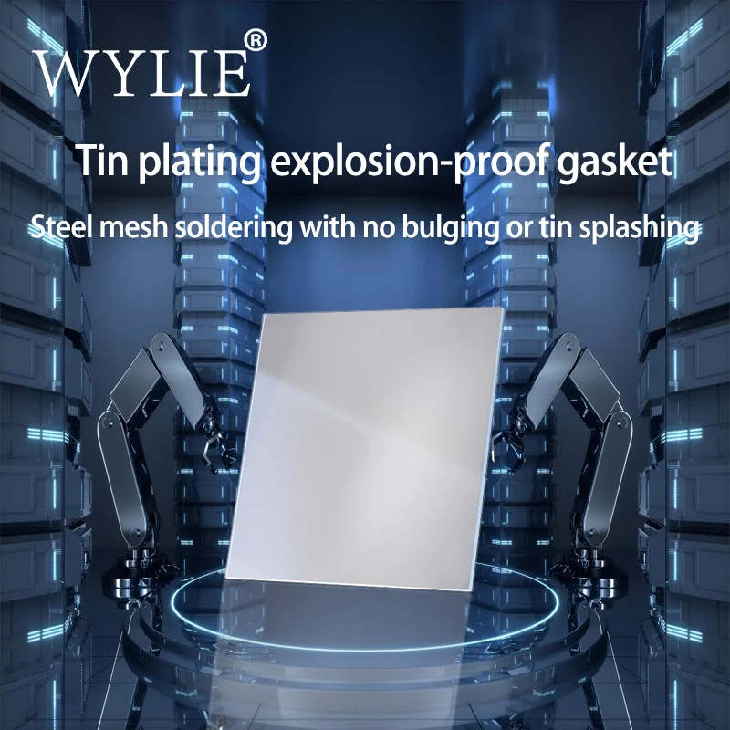 Lanrui/WYLIE Ultra-White Glass Tin Gasket - for Mobile Phone PCB Tin Planting, Prevents Steel Mesh Bulging & Solder Burst