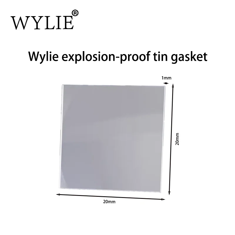 Lanrui/WYLIE Ultra-White Glass Tin Gasket - for Mobile Phone PCB Tin Planting, Prevents Steel Mesh Bulging & Solder Burst