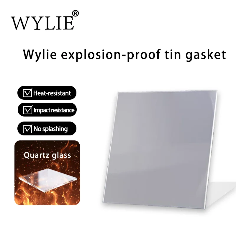 Lanrui/WYLIE Ultra-White Glass Tin Gasket - for Mobile Phone PCB Tin Planting, Prevents Steel Mesh Bulging & Solder Burst