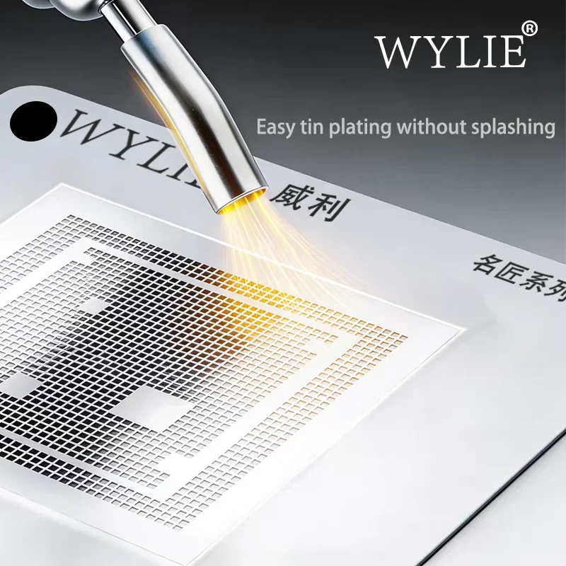 Lanrui/WYLIE Ultra-White Glass Tin Gasket - for Mobile Phone PCB Tin Planting, Prevents Steel Mesh Bulging & Solder Burst