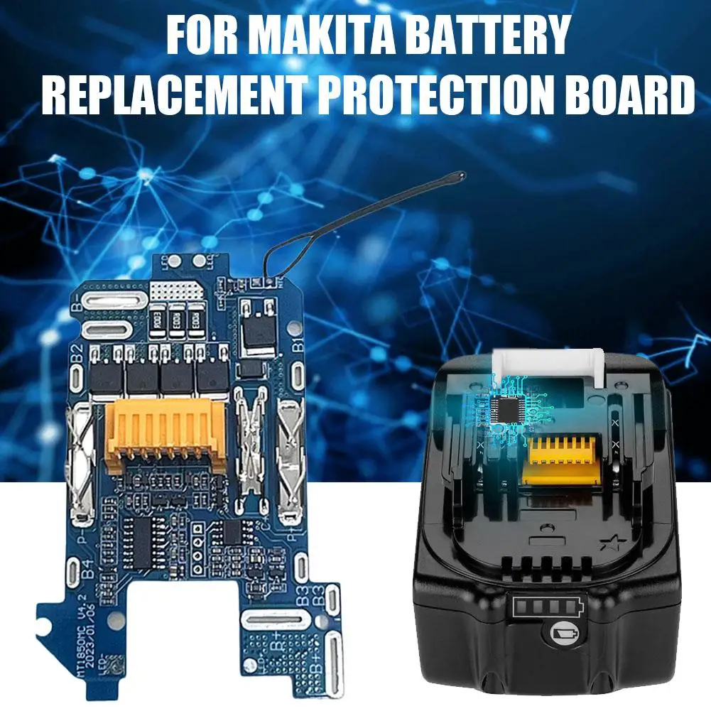 18V For Makita BL1830/1840/1850/1860 Lithium Ion Battery BMS PCB Protection Board With Full Communication Protection Function