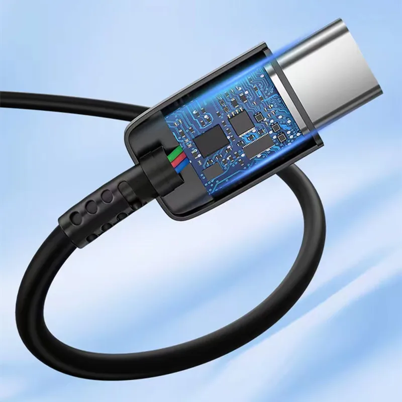 1m 1.5m 2m 5A 45W PD USB-C Super Fast Charge Type-C Cable for Samsung S21 FE S22 Plus S23 S24 Ultra Note 20 A14 A15 A33 A34 A53