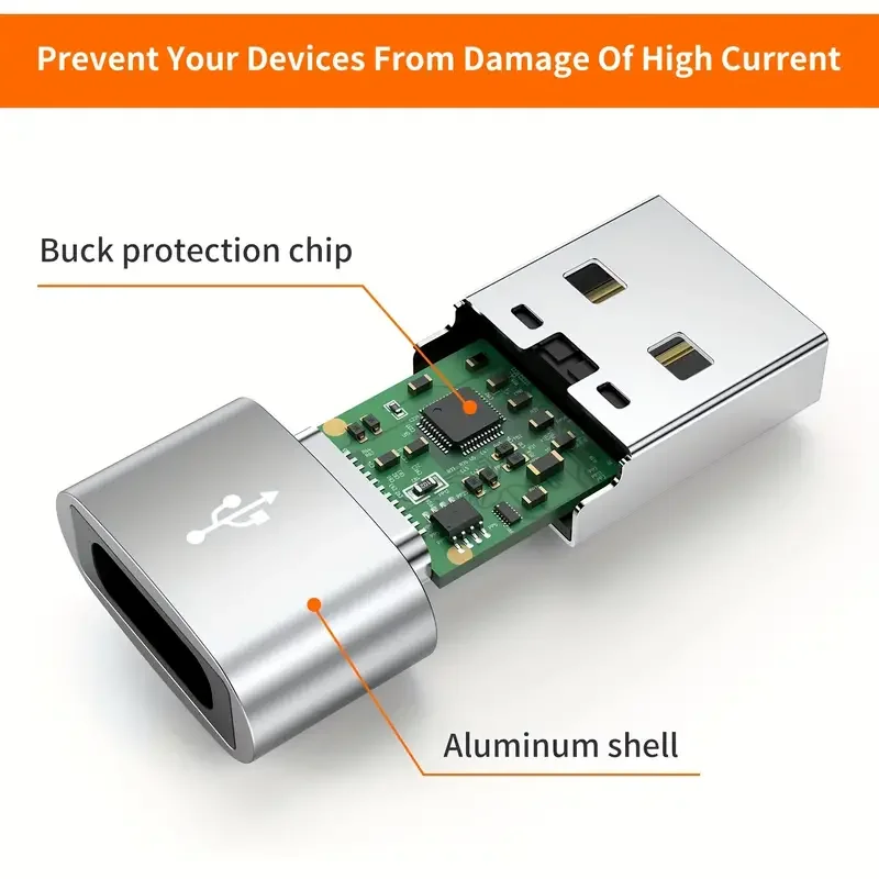 NNBILI 4PCS USB To Type C OTG Adapter USB USB-A Male To USB Type-c Female Converter For Macbook Samsung S20 USB C OTG Connector