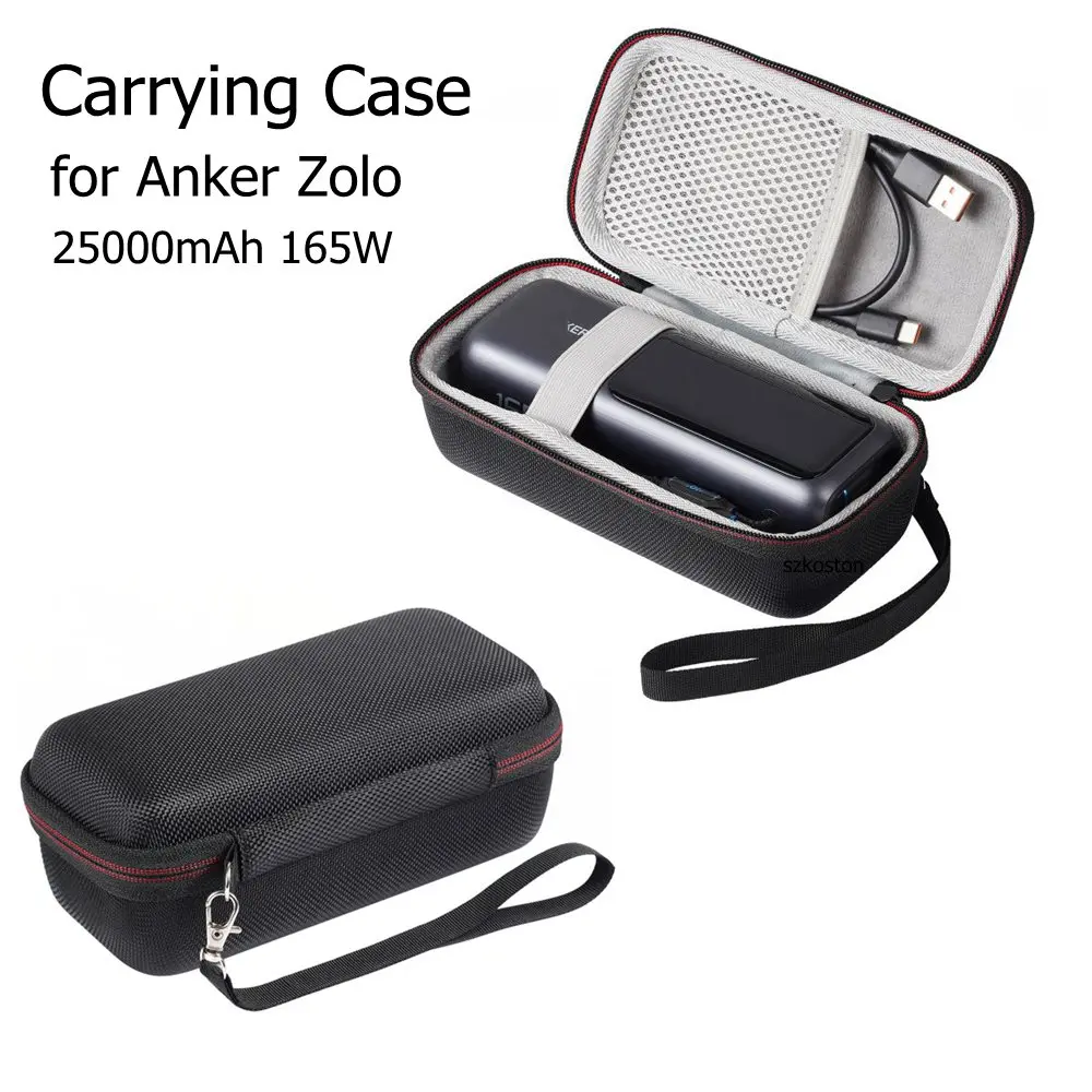 For Anker Zolo 165W Power Bank EVA Hard Travel Carrying Case Waterproof Shockproof Portable Charger Protective Storage Box